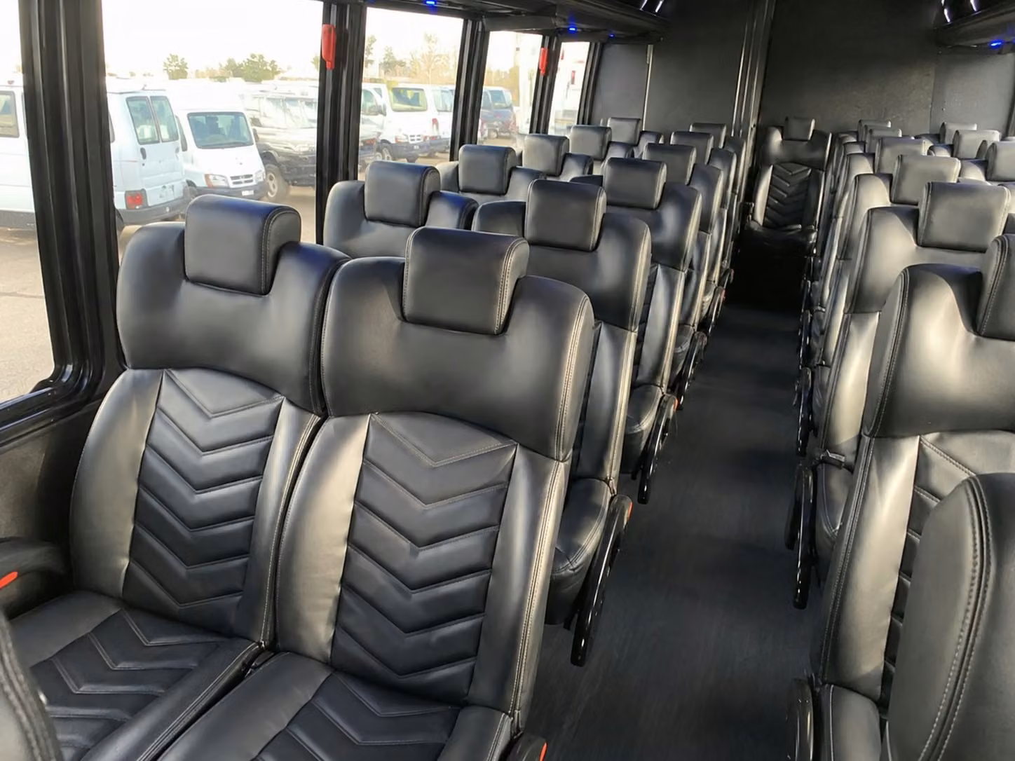 15 passenger minibus inside