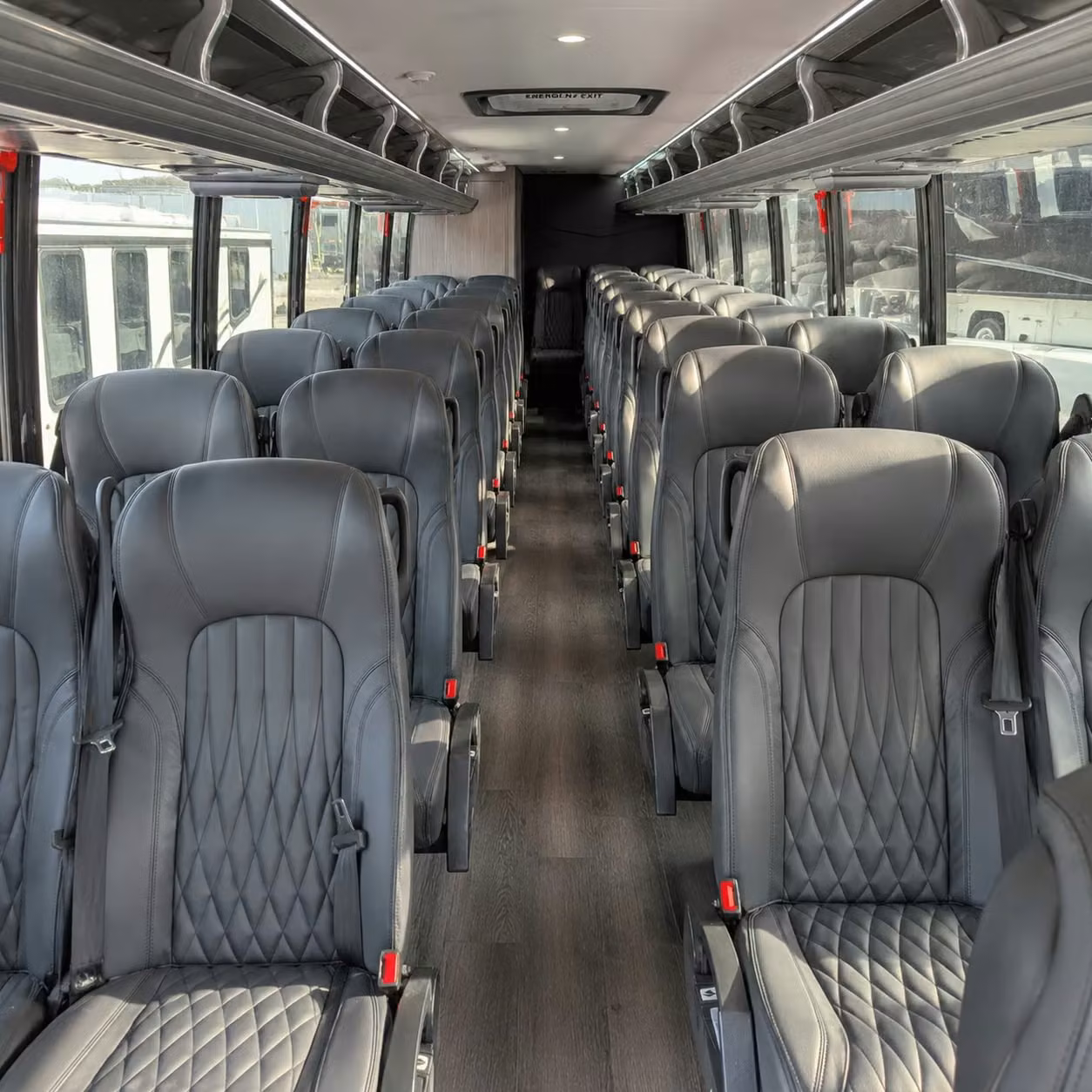 25 passenger minibus interior