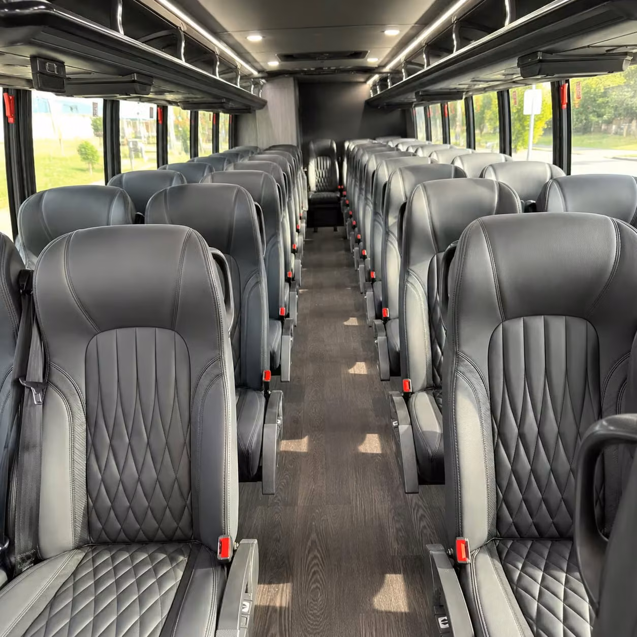 30 passenger minibus inside