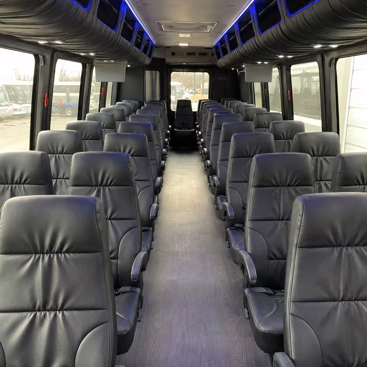 35 passenger minibus inside