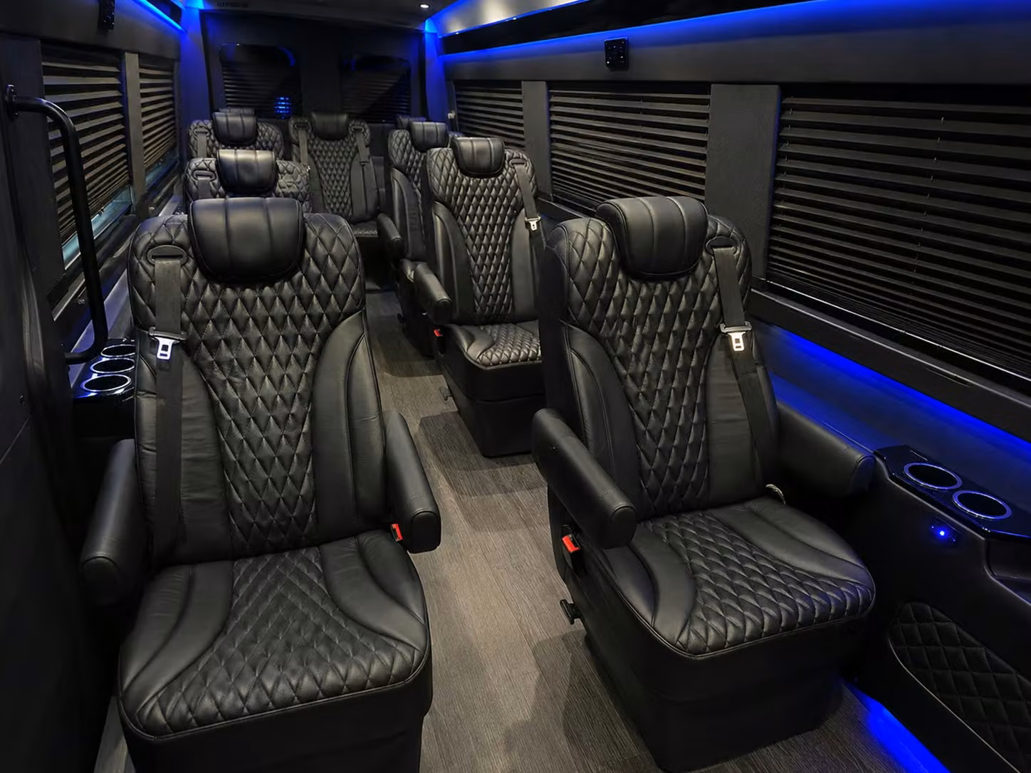 sprinter van with driver inside