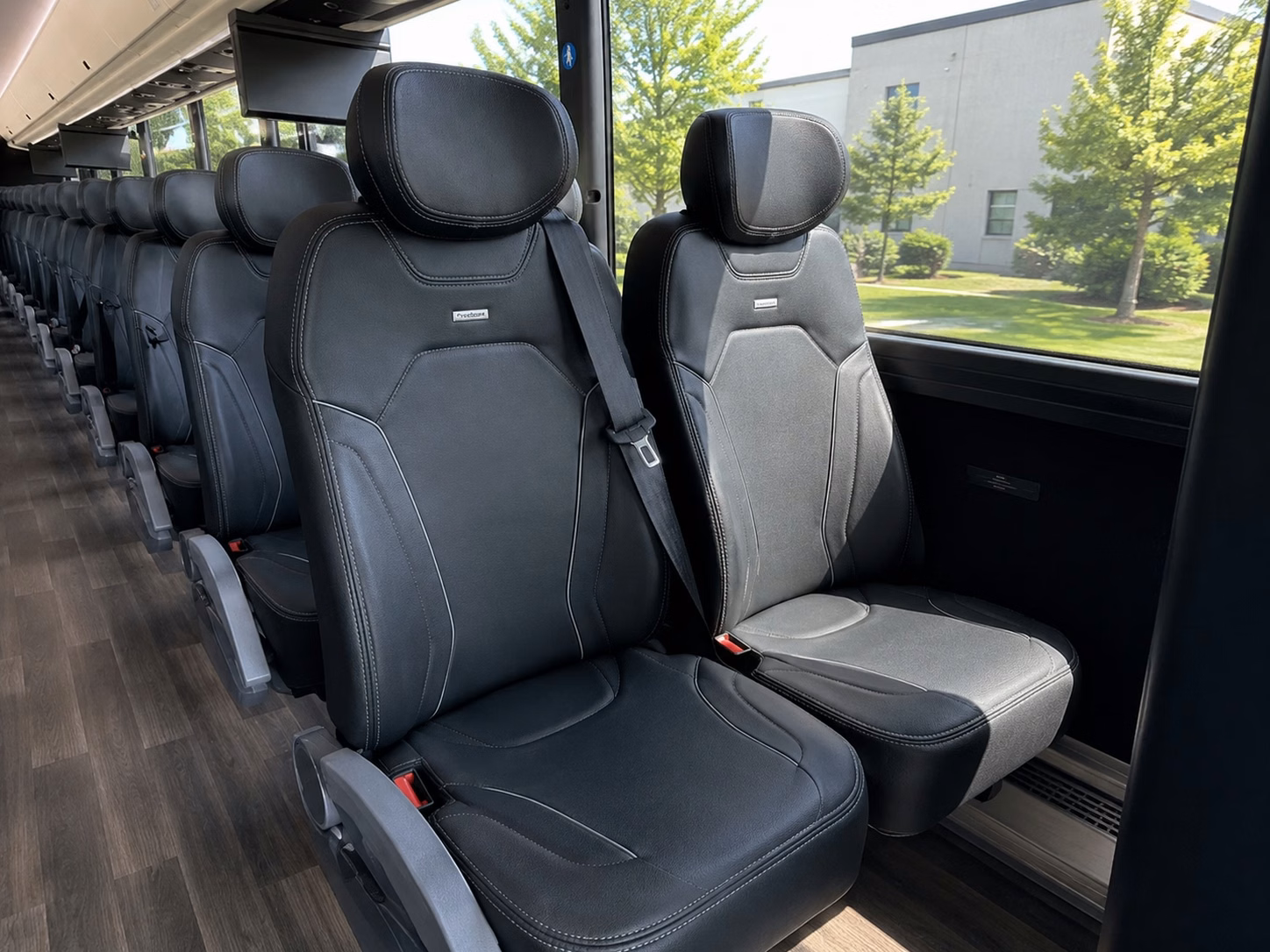 tallahassee charter bus rental interior